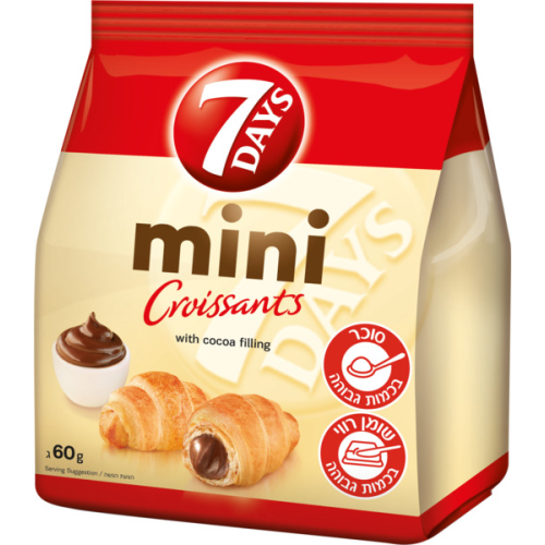 МИНИ КРОАСАНИ 60g ШОКОЛАД