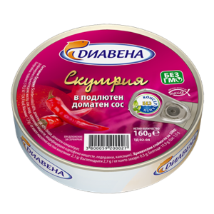 ДИАВЕНА СКУМРИЯ 0.160 ПОДЛЮТЕН ДОМАТЕН СОС