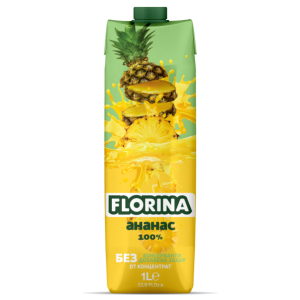 ФЛОРИНА 100пр СОК 1Л АНАНАС/1013/