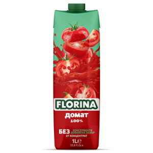 ФЛОРИНА 100пр СОК 1Л ДОМАТ/1129/