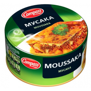 КОМПАС МУСАКА ОТ МЛЯНО МЕСО И КАРТОФИ 300ГР.