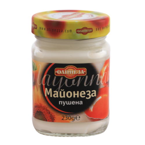 ОЛИНЕЗА МАЙОНЕЗА БУРКАН 0.230 ПУШЕНА