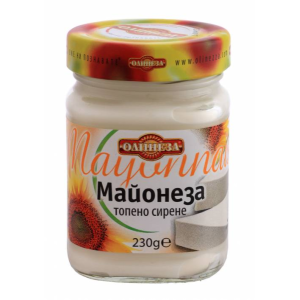 ОЛИНЕЗА МАЙОНЕЗА БУРКАН 0.230 ТОПЕНО СИРЕНЕ