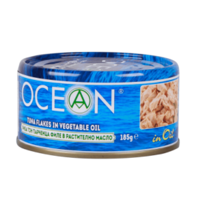 ОКЕАН РИБА ТОН ПАРЧЕТА 0.185 РАСТИТЕЛНО МАСЛО/0019