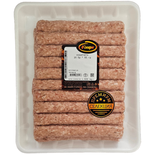 О СКАРИ ЗАМРАЗЕНО КЕБАПЧЕ 20х0.080 ПРЕМИУМ