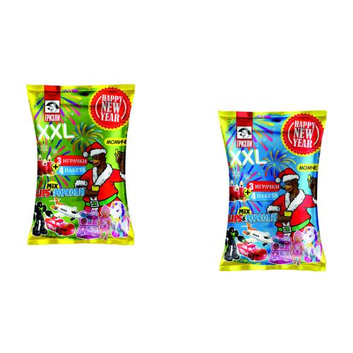 СНАКС ГРИЗЛИ НОВА ГОДИНА XXL МИКС МОМЧЕ/МОМИЧЕ