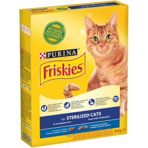 ФРИСКИС КОТКА 300G STERILE KATS СЬОМГА