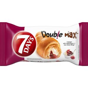 КРОАСАНИ 7ДЕЙС ДУБЪЛ МАКС ВАНИЛИЯ/ВИШНА 0.092