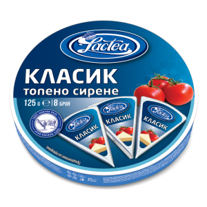 ЛАКТЕА ТОПЕНО СИРЕНЕ 0.125 КЛАСИК
