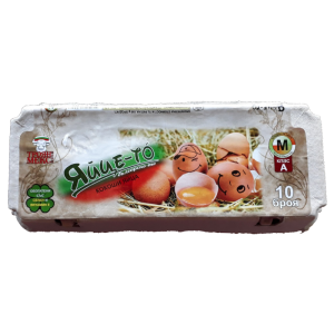 ЯЙЦА ЯЙЦЕ-ТО М 10бр КУТИЯ