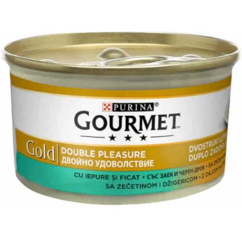 ГУРМЕТ ГОЛД 85G ДВОЙНО/ЗАЕК-ЧЕРЕН ДРОБ ГУРМЕТ ГОЛД 85G ДВОЙНО/ЗАЕК-ЧЕРЕН ДРОБ