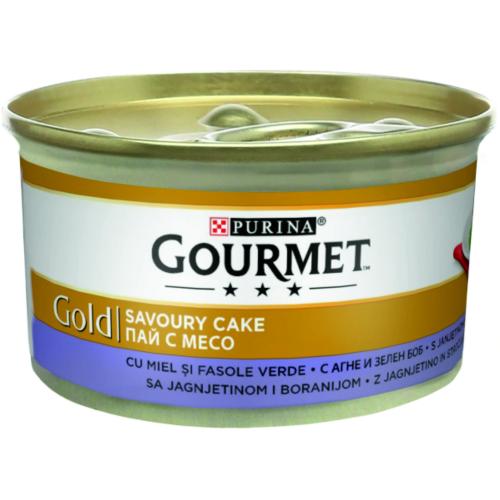 ГУРМЕТ ГОЛД 85G SAVOURY CAKE АГНЕ И ЗЕЛЕН БОБ/4123/