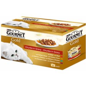 ГУРМЕТ ГОЛД 4АСОРТИМЕНТА ХАПКИ В СОС