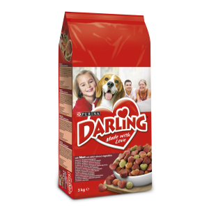 ДАРЛИНГ КУЧЕ 3KG ГОВЕЖДО И ЗЕЛЕНЧУЦИ
