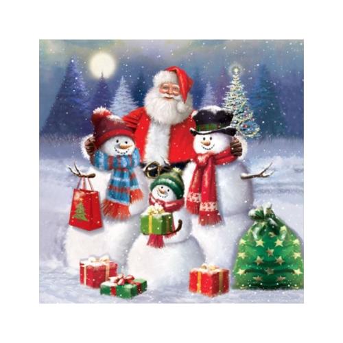 САЛФЕТКИ ТРИПЛАСТОВИ AHA КОЛЕДНИ /0512/0505/1022/