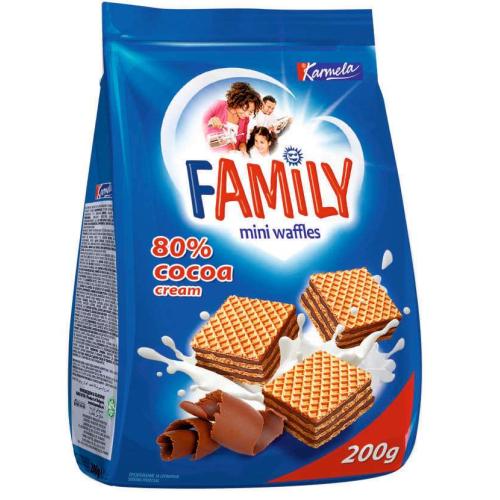 КАРМЕЛА В-ЛИ ФАМИЛИЯ МИНИ 0.200 КАКАО