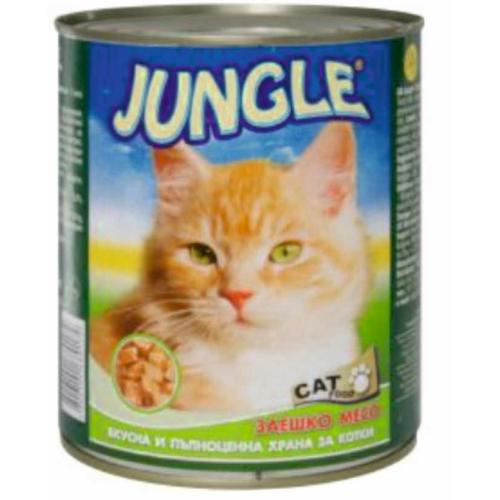 ДЖАНГЪЛ КОТКА 0.820 КОНСЕРВА ХАПКИ ЗАЕК