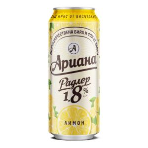 БИРА АРИАНА РАДЛЕР 0.500 КЕН ЛИМОН