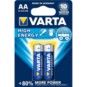 ВАРТА HIGH ENERGY АЛКАЛНИ 2БР АА /9398/