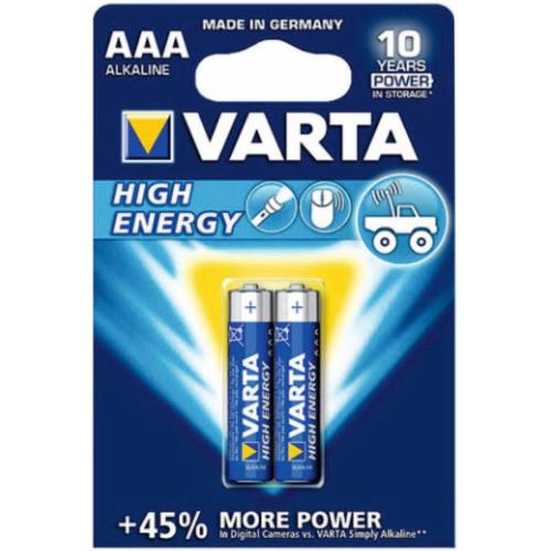 ВАРТА HIGH ENERGY АЛКАЛНИ 2БР ААА /9701/
