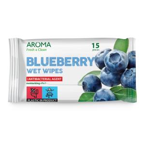 АРОМА МОКРИ КЪРПИ FRESHиCLEAN ЗА РЪЦЕ BLUEBERRY