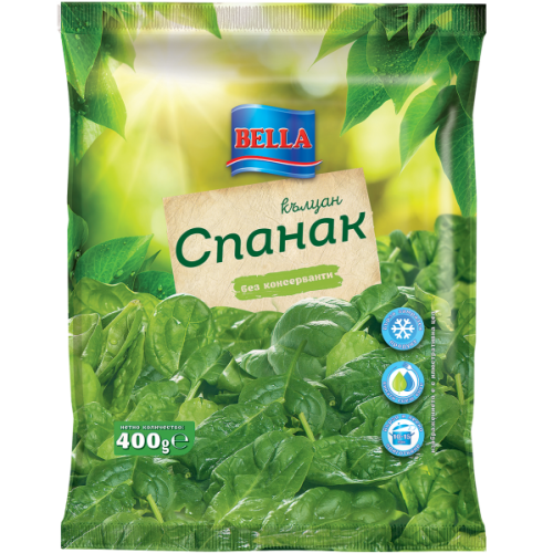 БЕЛЛА ЗАМРАЗЕН СПАНАК 0.400