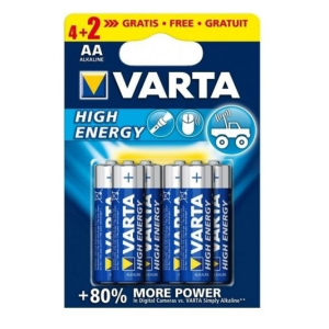 ВАРТА HIGH ENERGY АЛКАЛНИ 4+2 АА /8772/