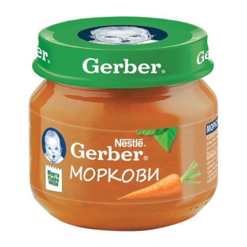 ГЕРБЕР ПЮРЕ 0.080 МОРКОВИ