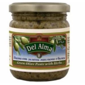 ДЕЛ АЛМА ПАСТА ЗЕЛЕНИ МАСЛИНИ С БИЛКИ 0.175