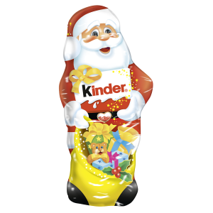 XMAS КИНДЕР ШОКОЛАДОВА ФИГУРА САНТА КЛАУС /0334/