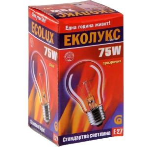 ЕКОЛУКС КРУШКИ 75W