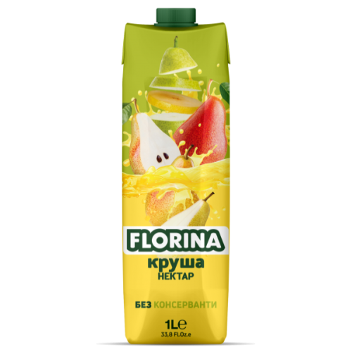 ФЛОРИНА НЕКТАР 1Л КРУША 50пр/1570/