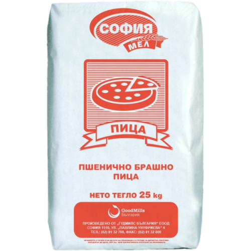 БРАШНО СОФИЯ 25кг ЗА ПИЦА