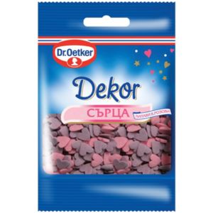ДР ЙОТКЕР ЗАХАРНИ СЪРЦА ЛИЛАВИ И РОЗОВИ