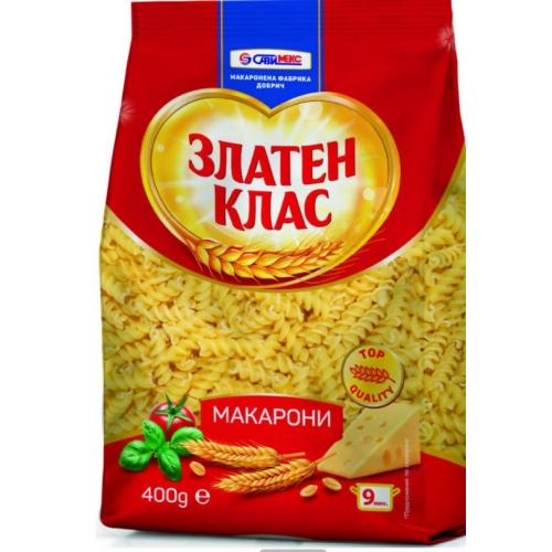 ЗЛАТЕН КЛАС МАКАРОНИ СПИРАЛА МАЛКА /0141/