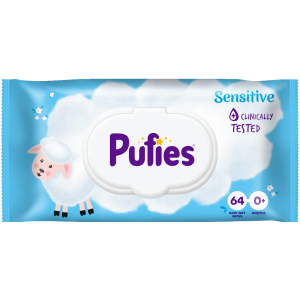 МОКРИ КЪРПИ ПУФИС 64БР СЕНЗИТИВ КАПАК