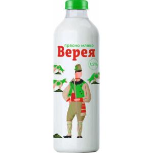 ВЕРЕЯ ПРЯСНО МЛЯКО 1л 1.5% БУТИЛКА