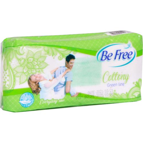 БИ ФРИ ЕЖЕДН. ПРЕВРЪЗКИ ПАМУК 18БР.GREEN LINE ЗЕЛ