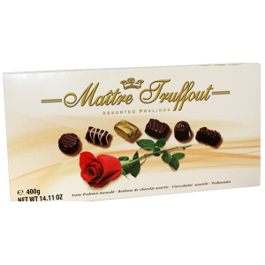 ШБ MAITRE TRUFFOUT 0.400 ПРАЛИНИ ЧЕРВЕНА РОЗА АСОРТИ /2131/