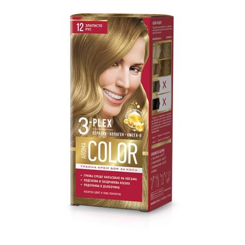 АРОМА COLOR №12 ЗЛАТИСТО РУСО