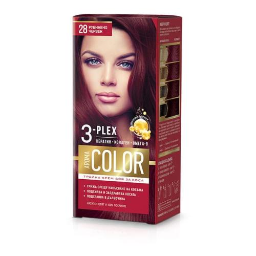 АРОМА COLOR №28 РУБИНЕНО ЧЕРВЕН
