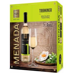 ВИНО МЕНАДА 3л ТРАМИНЕР