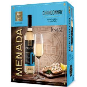 ВИНО МЕНАДА 3л ШАРДОНЕ