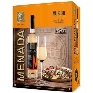 ВИНО МЕНАДА 3л МУСКАТ