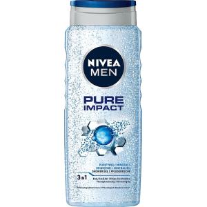 НИВЕА МЕН ДУШ ГЕЛ 0.500 PURE IMPACT /8087/