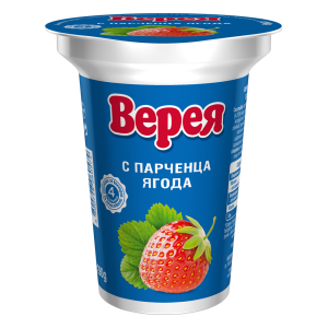 ВЕРЕЯ ПЛОДОВО КИСЕЛО МЛЯКО 2% ЯГОДА