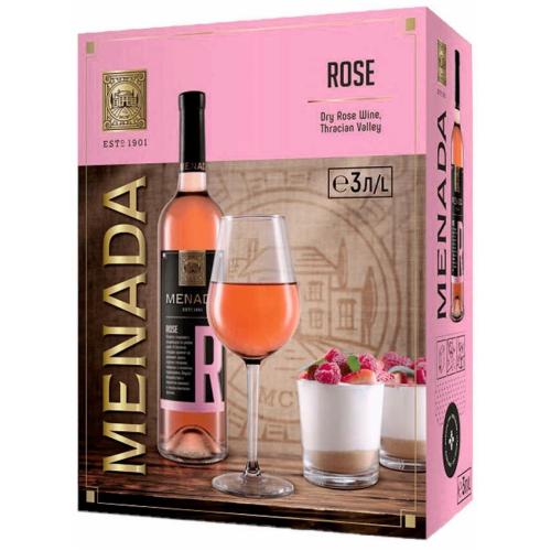 ВИНО МЕНАДА 3л РОЗЕ ВИНО МЕНАДА 3л РОЗЕ