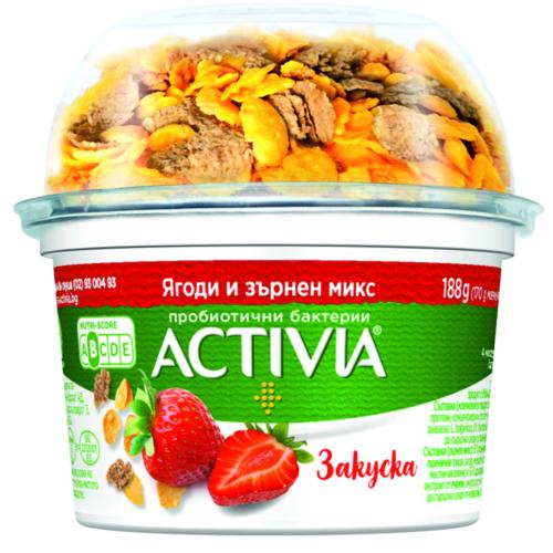 ДАНОН АКТИВИА ЗАКУСКА ЯГОДА 0.163