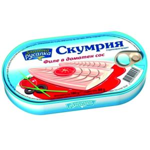 РУСАЛКА СКУМРИЯ ФИЛЕ В ДОМАТЕН СОС 0.180