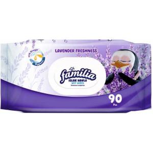 МОКРИ КЪРПИ ФАМИЛИЯ 90бр. ЛАВАНДУЛА /3665/8373/
